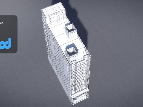 Japanese Building 0013 3D मॉडल