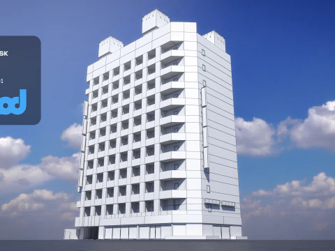 Japanese Building 0001 3D Model