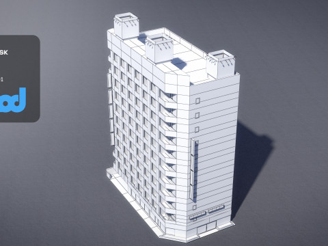 Japanese Building 0001 3D मॉडल