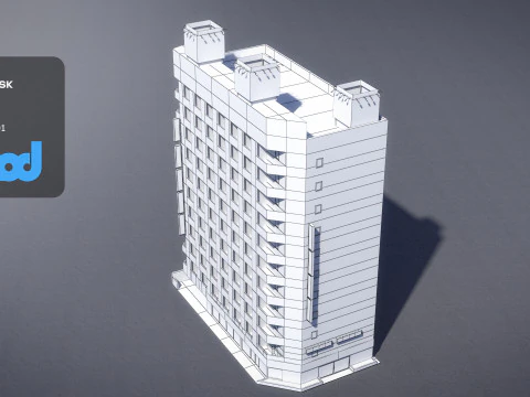 Japanese Building 0001 3D Model