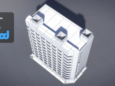 Japanese Building 0001 3D Model