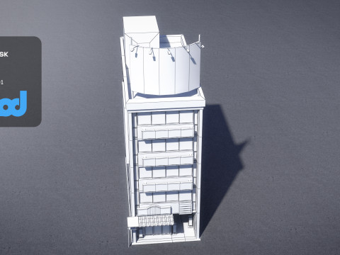 Japanese Building 0017 3D Модель