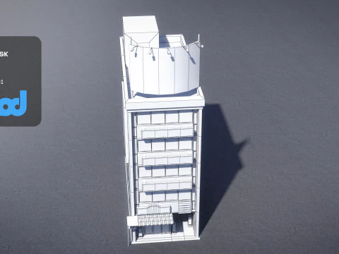 Japanese Building 0017 3D Model