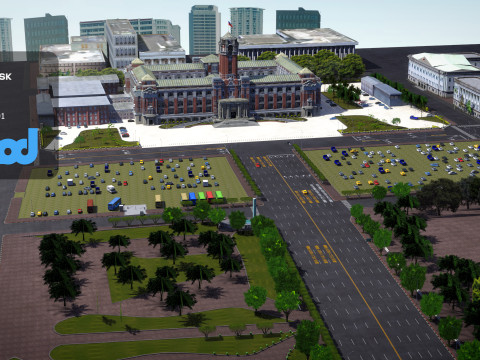 Tw Presidential Palace 3D मॉडल