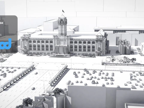 Tw Presidential Palace 3D Model