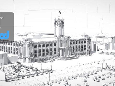 Tw Presidential Palace 3D Model