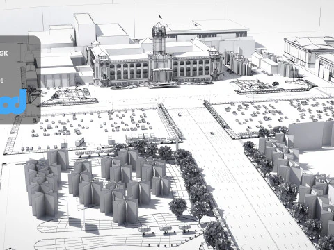 Tw Presidential Palace 3D Model
