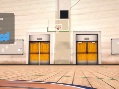Basketball Court 3D Model