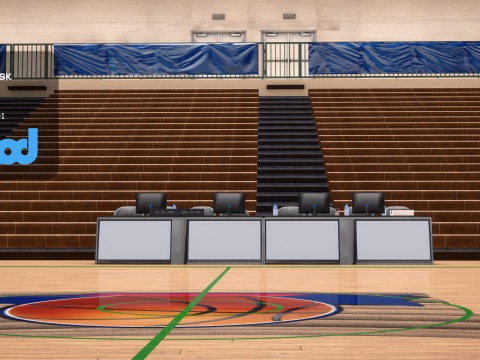 Basketball Court 3D Model