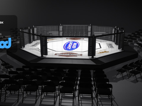 Boxing Ring 3Dモデル