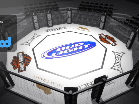 Boxing Ring 3Dモデル
