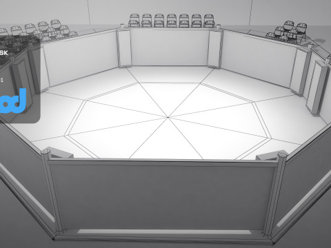 Boxing Ring 3Dモデル