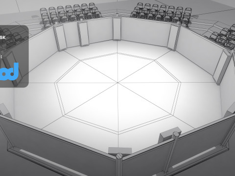 Boxing Ring 3Dモデル