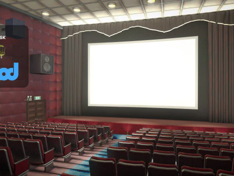Cin&eacute;ma Modèle 3D