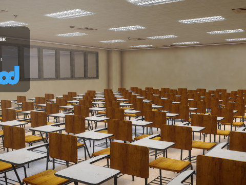 Classroom 3D Model