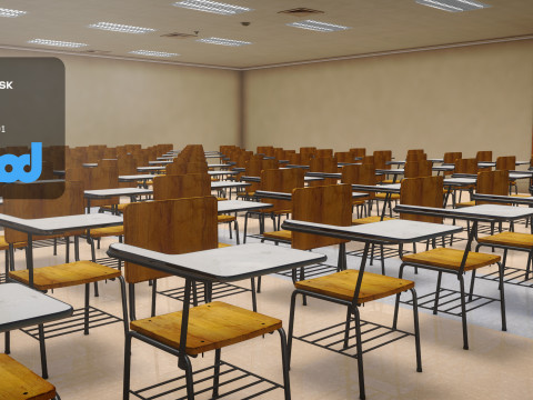 Classroom 3D Model