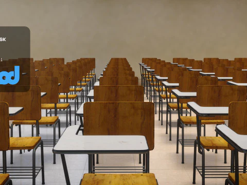 Classroom 3D Model