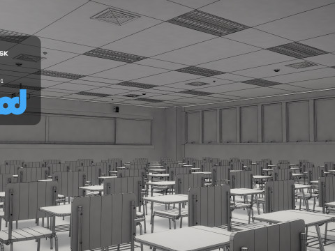 Classroom 3D Model