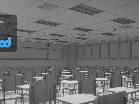 Classroom 3D Model