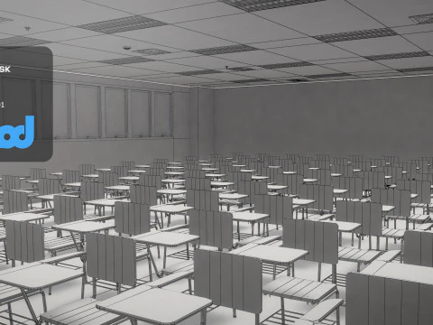 Classroom 3D Model