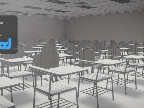 Classroom 3D Model