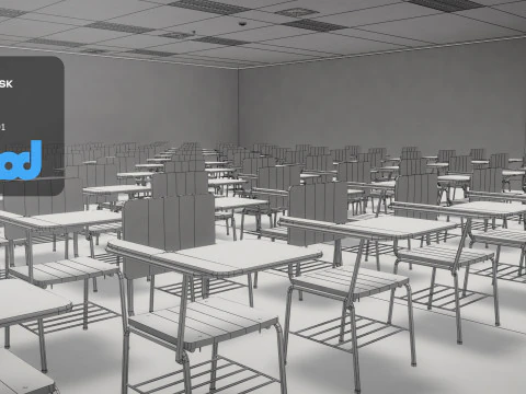 Classroom 3D Model