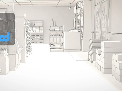 Convenience Store 0002 3D Model