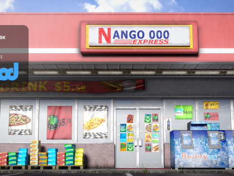 Convenience Store 0003 3D-Modell