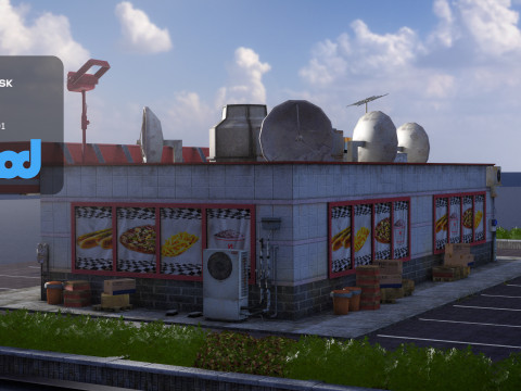 Convenience Store 0003 3D-Modell