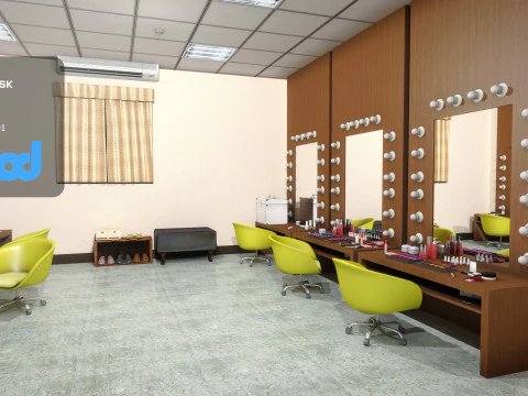 Dressing Room 3D Model