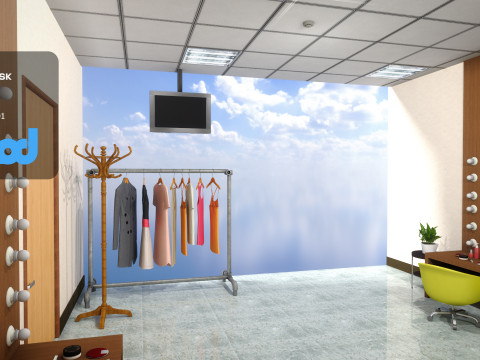 Dressing Room 3D Model