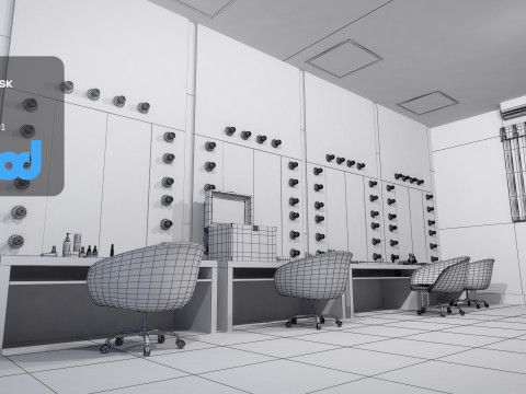 Dressing Room 3D Model