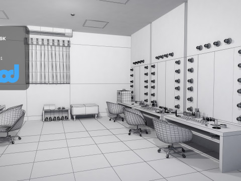Dressing Room 3D Model
