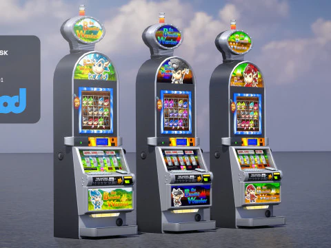 Spielautomat 0001 3D Modell