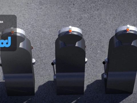 Spielautomat 0001 3D Modell