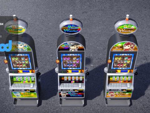 Spielautomat 0001 3D Modell