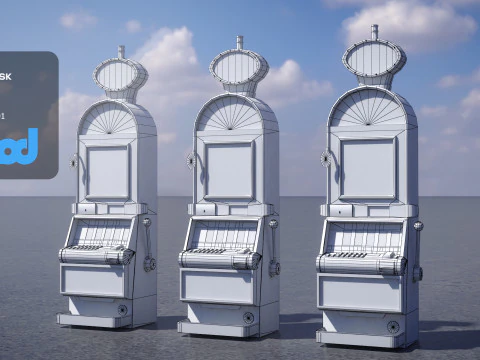 Spielautomat 0001 3D Modell