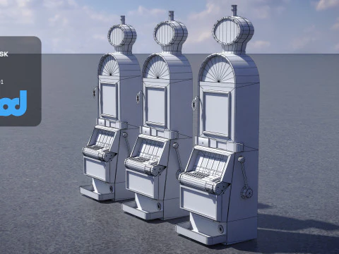 Spielautomat 0001 3D Modell