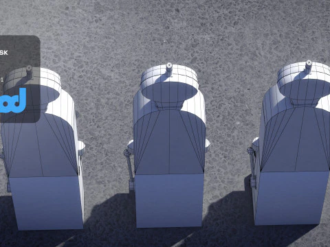 Spielautomat 0001 3D Modell