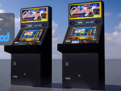 Slot Machine 0002 3D 모델