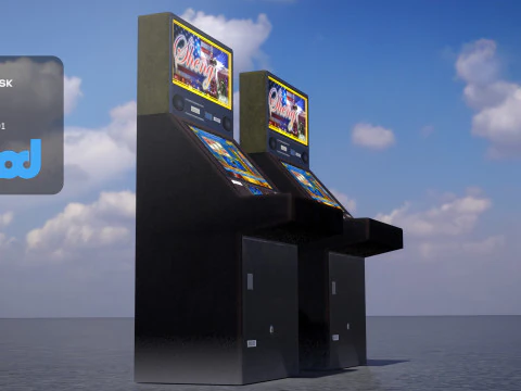 M&aacute;quina ca&ccedil;a-n&iacute;queis 0002 Modelo 3D