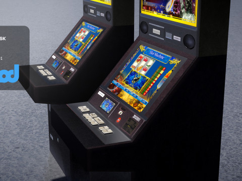 Slot Machine 0002 3D 모델