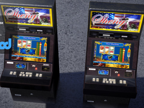 Slot Machine 0002 3D 모델