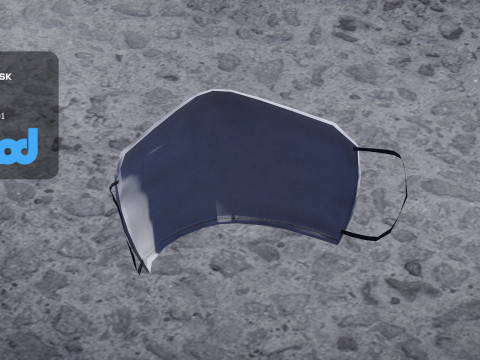 Face Mask 3D 모델