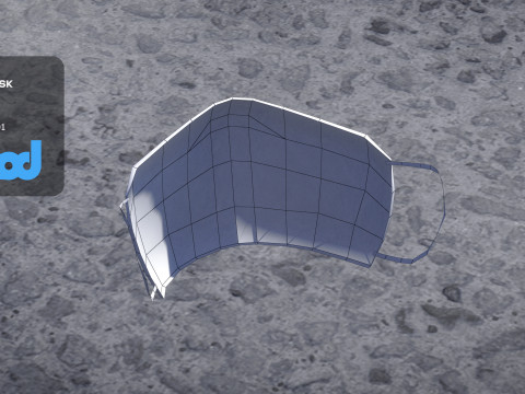 Face Mask 3D 모델