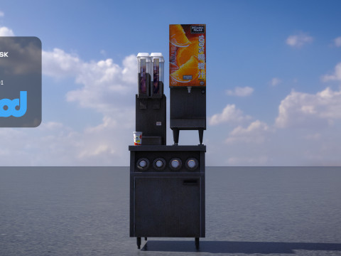 Juice Dispenser 0002 3D Model