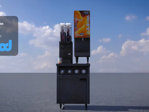 Juice Dispenser 0002 3D Model