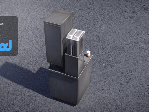 Juice Dispenser 0002 3D Model