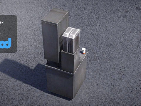 Juice Dispenser 0002 3D Model