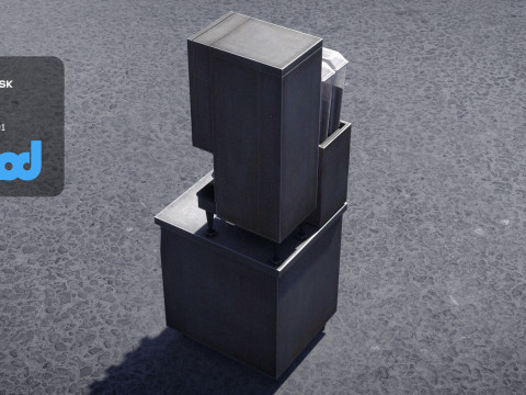 Juice Dispenser 0002 3D Model
